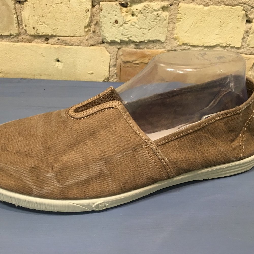 Natural World "Camping" Slip On Canvas Shoes Men's Sz 10.5-11 44